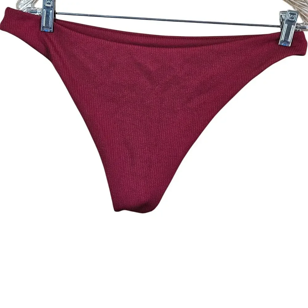 Red Swimwear Bikini Bottom Size 10